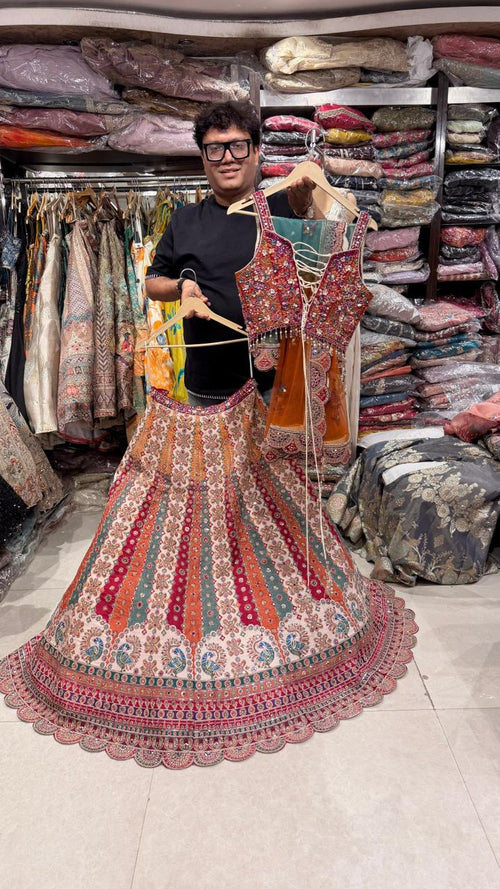 Double Shade silk Lehenga
