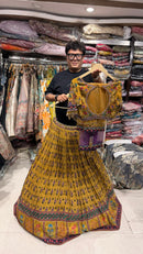 Musturd Yellow Lehenga