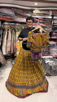 Musturd Yellow Lehenga