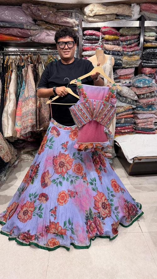 Floral Lehnga Co-ord set