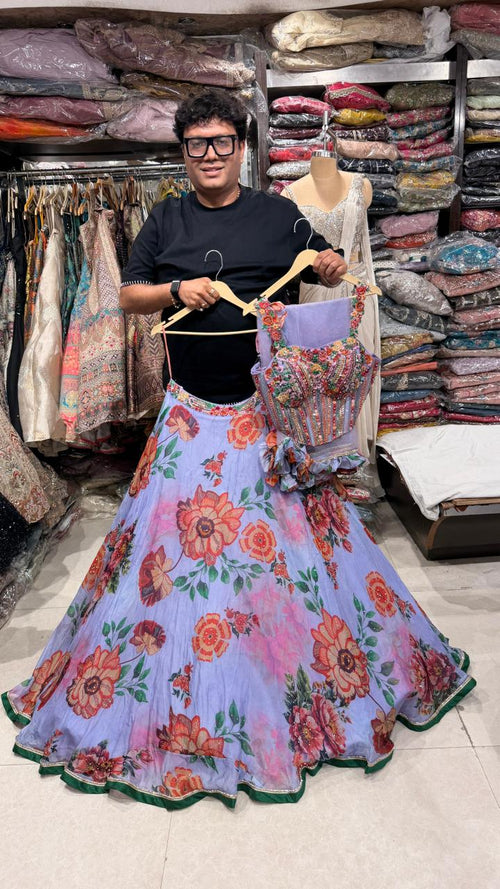 Floral Lehnga Co-ord set
