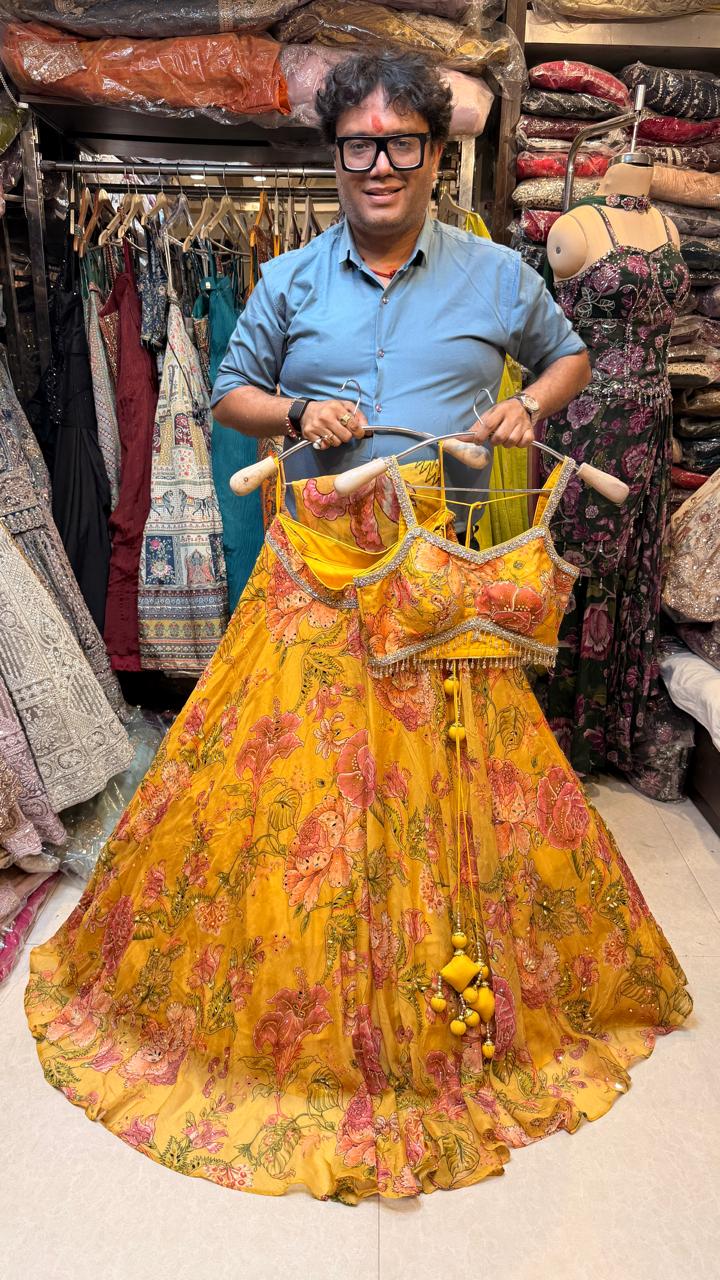 Printed Floral Lehenga