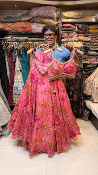 Printed Floral Lehenga