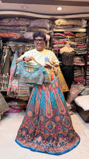 Pure Silk Designer Lehenga