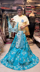 Designer Lehenga With Crap Silk Fabric