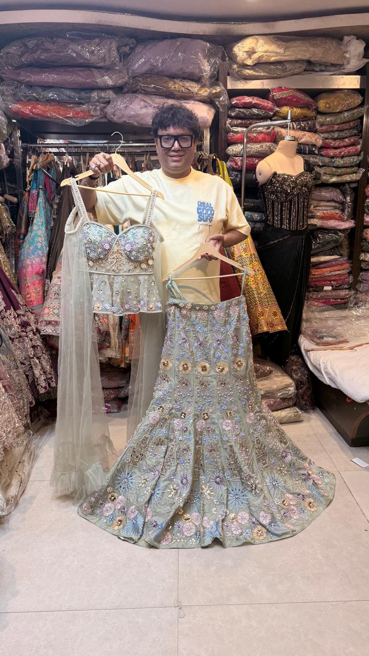 Designer Fishcut Lehenga