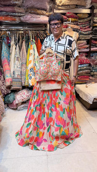 Pure Silk Designer Lehenga