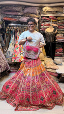 Multicolor Lehenga with Sequance Fabric