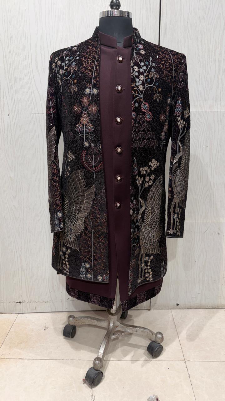 Front open indo western