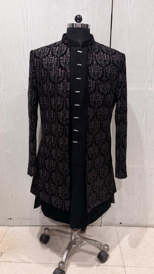 Front open indo western