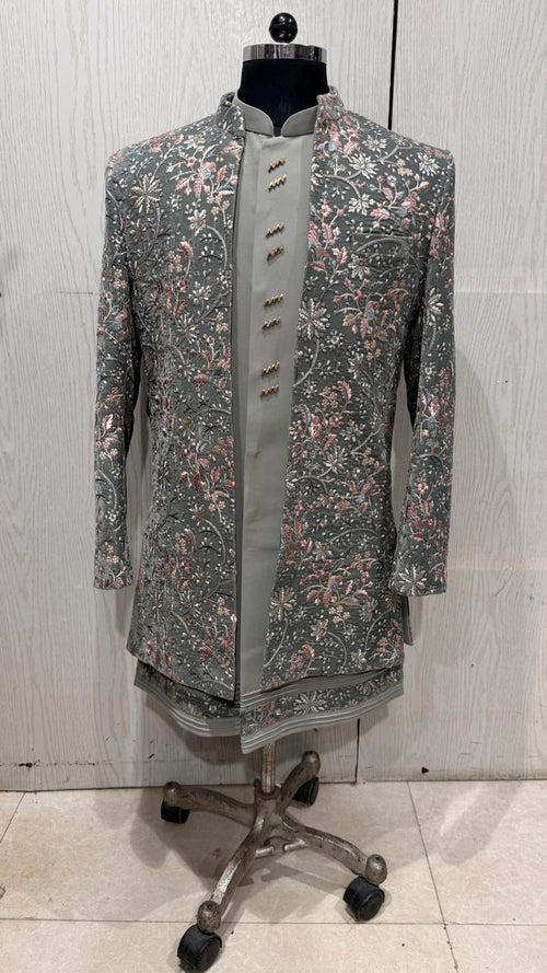 Front open indo western