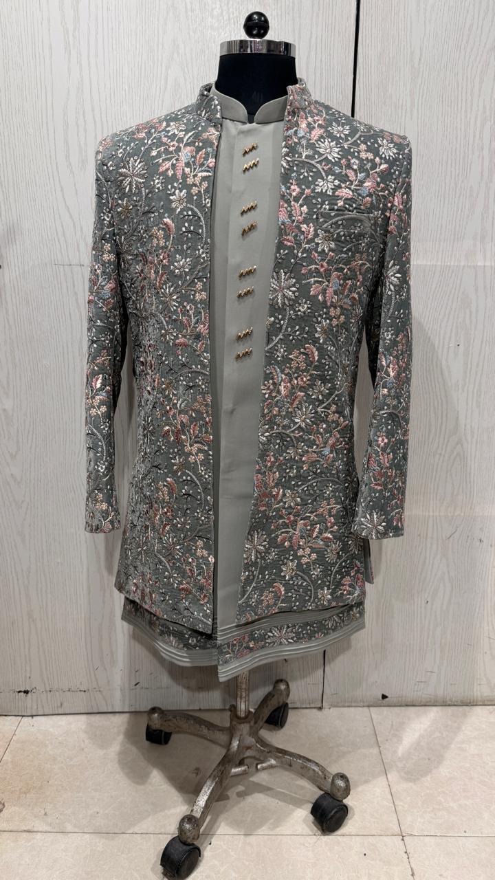 Front open indo western