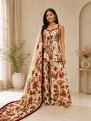 MM SHARARA SUIT