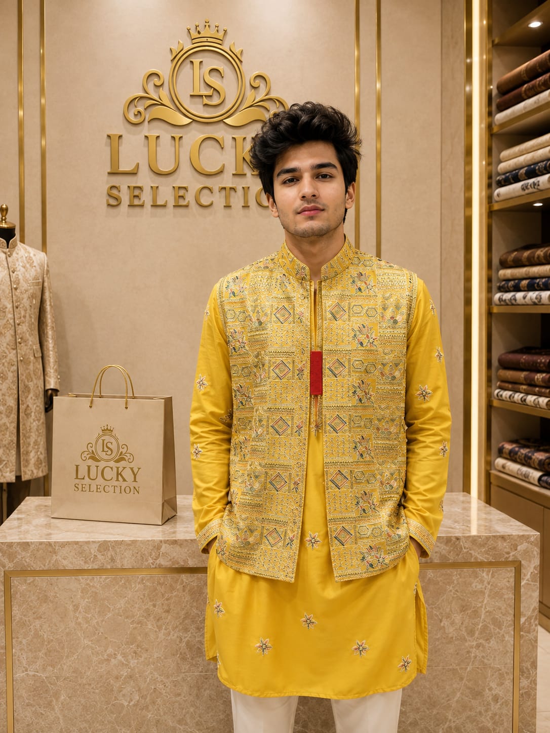 MENS KURTA BANDI SET