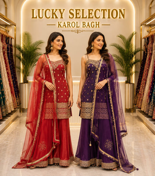 MM DESIGNER SHARARA SUIT