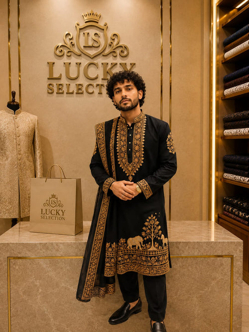 MENS DESIGNER KURTA SET
