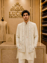 MENS KURTA JACKET SET