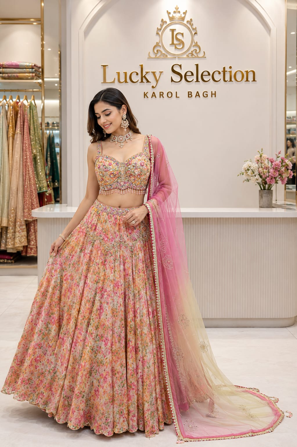 MM FISHCUT LEHENGA