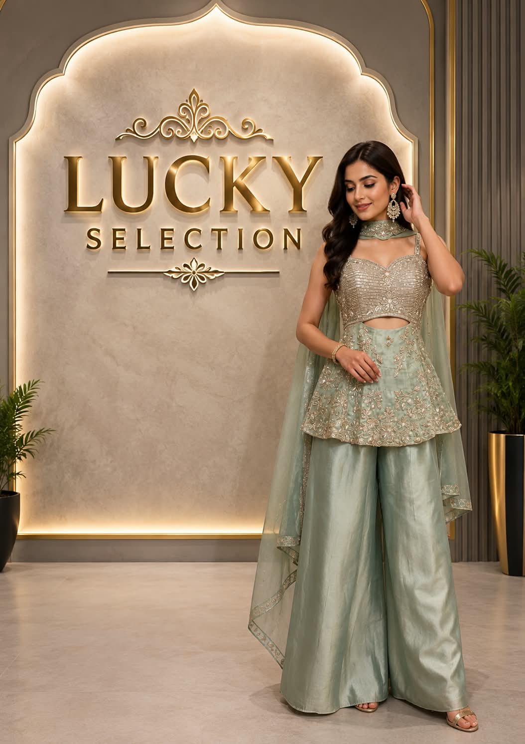SG PEPLUM SHARARA