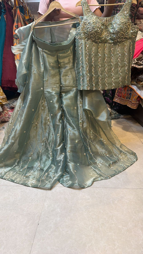 Long Sharara Cord set
